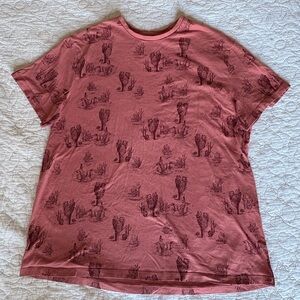 Goodfellow & Co Cacti T-Shirt—Coral